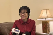 Ton Thi Ngoc Huong, jefa de la misión vietnamita ante la Asean. (Foto: VOV)
