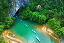 El Parque Nacional Phong Nha-Ke Bang en Quang Binh. (Foto: VNA)