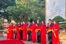 La ceremonia inaugural de la exhibición, el 28 de diciembre de 2023. (Foto: VGP)