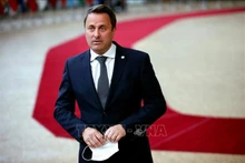 El primer ministro de Luxemburgo, Xavier Bettel (Foto: AFP/ VNA)