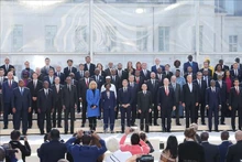 El 4 de octubre de 2024 (hora local), en el castillo de Villers-Cotterêts, en Francia, el secretario general del partido y presidente estatal, To Lam, asiste a la sesión plenaria de la XIX Cumbre de la Francofonía. (Foto: VNA)
