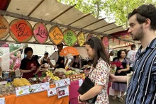 Visitantes en el festival (Foto:VNA)