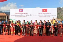 Acto de inauguración del parque. (Foto: VNA)