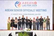 Delegados representantes de los países participantes en la SOM. (Foto: VNA)