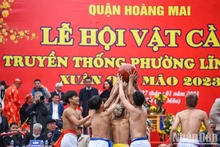 Festival vat cau de aldea de Thuy Linh
