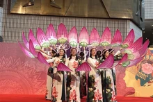 El espectáculo de los vietnamitas (Foto: VNA)