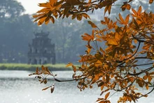 En el lago Hoan Kiem (Fotografía: VNA)