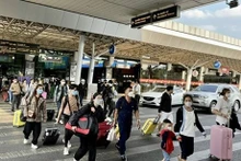 El aeropuerto de Tan Son Nhat en Ciudad Ho Chi Minh (Fotografía: VNA)