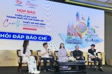 En la conferencia de prensa para anunciar la tercera Semana de Turismo de Ciudad Ho Chi Minh. (Foto: VNA)