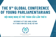 Logo de la 9ª Conferencia Mundial de Jóvenes Parlamentarios (Foto: VNA) 