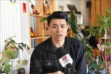 El jefe del Departamento en vietnamita de la Televisión Central de China, Wei Wei. (Foto: VNA)