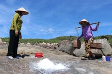 Antigua aldea salinera de Sa Huynh en provincia de Quang Ngai