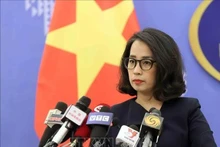 La portavoz del Ministerio de Relaciones Exteriores de Vietnam, Pham Thu Hang. (Foto: VNA)
