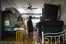 Inundaciones en el estado de Johor (Foto: AFP/VNA)