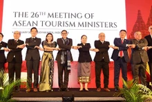Delegados participantes en la 26 Conferencia Ministerial de Asean (M-ATM) (Fotografía: Centro de Informaciones Turísticas)