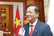 El embajador de Hanói en Vientián, Nguyen Minh Tam. (Foto: VNA)