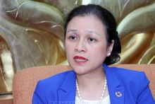 La presidenta de la Unión de Organizaciones de Amistad de Vietnam, Nguyen Phuong Nga (Fotografía:VNA)