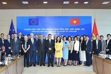 Los delegados del Comité Conjunto Vietnam - UE (Foto: Ministerio de Relaciones Exteriores)