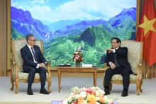 [Foto] Premier vietnamita recibe a ministro de Relaciones Exteriores de Laos