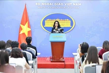 La portavoz del Ministerio de Relaciones Exteriores de Vietnam, Pham Thu Hang (Foto: VNA)