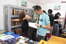 El espacio vietnamita en la 33 edición de la Feria Internacional del Libro de La Habana, que se celebra del 13 al 23 de febrero. (Foto: VNA)