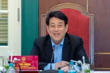 El presidente de Vietnam, Luong Cuong, interviene en la reunión (Foto: Nhan Dan)