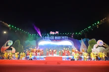 Escena de la ceremonia de apertura (Fotografía: thanhnien.vn)