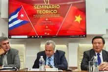 En el taller Científico Internacional "Fidel Castro-Ho Chi Minh: Visión Revolucionaria".