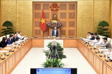 El viceprimer ministro de Vietnam Tran Luu Quang interviene en la cita (Foto: VNA)