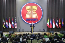 El secretario general del Partido Comunista de Vietnam, To Lam, habla en el evento. (Foto: VNA)