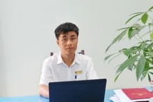 Luong Huu Nam, jefe del Departamento de Construcción partidista de la Escuela de Política de la provincia de Dak Lak. (Foto: VNA)