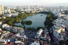 Vista del lago Hoan Kiem. (Foto: VNA)