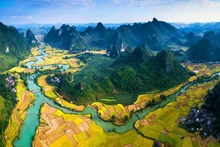 En el Geoparque Mundial Non Nuoc Cao Bang (Foto: www.vietnamtourism.gov.vn)
