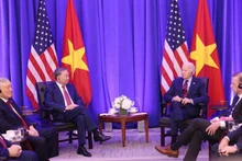 El secretario general del Partido Comunista de Vietnam y presidente del país, To Lam, y presidente de Estados Unidos, Joseph Biden. (Foto: VNA)