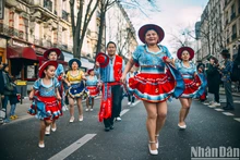 [Foto] Carnaval de París calienta el sombrío invierno