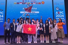 Delegación vietnamita (Foto: tienphong.vn)