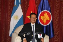 El embajador de Vietnam en Argentina, concurrente en Uruguay y Paraguay, Duong Quoc Thanh. (Foto: VNA)