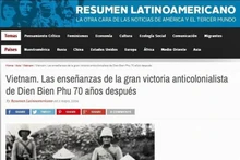 El periódico argentino Resumen Latinoamericano publicó el 3 de mayo el artículo sobre el tema (Foto: VNA)