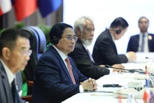 El primer ministro Pham Minh Chinh en la cumbre Asean-ONU. (Foto: VNA)