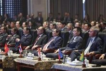 El primer ministro Pham Minh Chinh en la clausura de las cumbres de la Asean. (Foto: VNA)