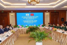 El segundo Diálogo de Política de Defensa Vietnam-Israel, efectuado en junio de 2022 en Hanoi (Foto: VNA)