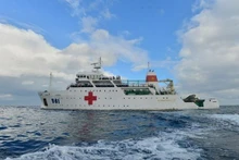 El buque médico militar HQ-561 (Foto: VNA)