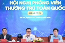 [Foto] Conferencia nacional de corresponsales del periódico Nhan Dan 2024