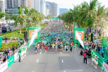 Más de 9 000 participantes en Maratón Internacional de Da Nang 2024.