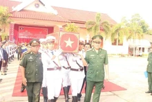 Repatrían restos de mártires vietnamitas desde Laos. (Fotografía: VNA)