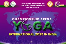 Campeonato Internacional de Arena de Yoga 2023 atrae a cientos de atletas.