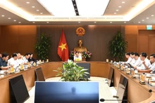 En la reunión. (Fotografía: baochinhphu.vn)