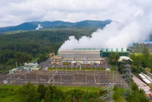 La planta de energía geotérmica más antigua de Indonesia en Java Occidental. (Fotografía: Correo de Yakarta)