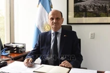 El embajador de Buenos Aires en Hanói, Luis Pablo Maria Beltramino (Fuente:VNA)