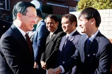 [Foto] Presidente Vo Van Thuong se reúne con la comunidad vietnamita en Japón